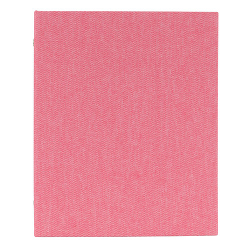 ナカバヤシ cotto. (コット) バインダー式 黒台紙フォトアルバム L判40枚 ヨコ ピンク A-COPLY-401-P