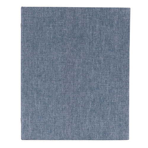 ナカバヤシ cotto. (コット) バインダー式 黒台紙フォトアルバム L判40枚 ヨコ ブルー A-COPLY-401-B