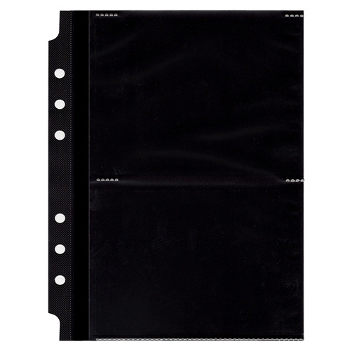 ナカバヤシ cotto. (コット) バインダー式 黒台紙フォトアルバム替台紙 L・KG判 5枚入 A-COPYR-101