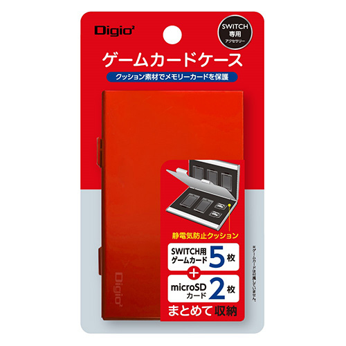 ナカバヤシ SWITCH用ゲームカードケース/レッド MCC-SWI05R (tm)