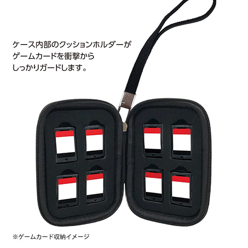ナカバヤシ SWITCH用 EVAゲームカードケース／ブラック MCC-SWI04BK　(tm)　