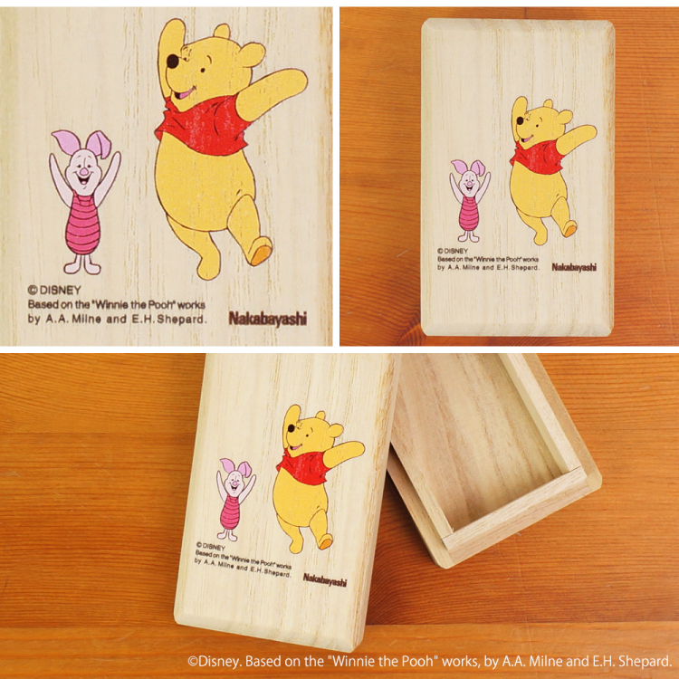 ナカバヤシ ディズニーキャラクター 桐 へその緒ケース くまのプーさん IT-HESCS-D-02