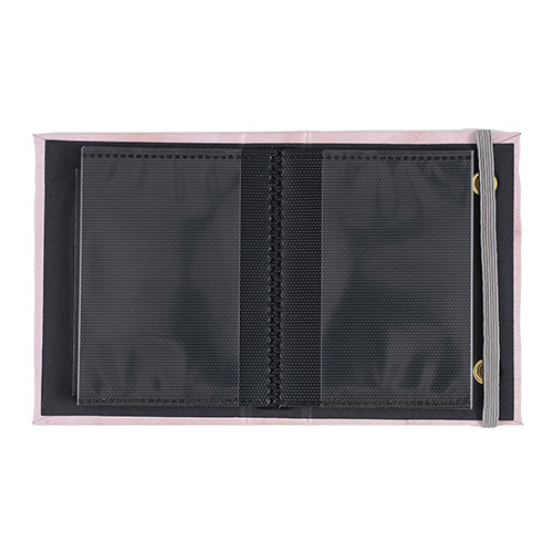 ナカバヤシ チェキ用ポケットアルバム20枚収納 大理石風 ピンク A-CK-201-P