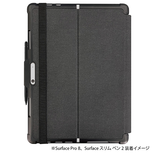 ナカバヤシ Surface Pro 8用 衝撃吸収ケース/ブラック TBC-SFP2104BK