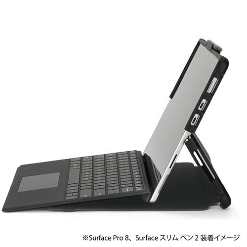 ナカバヤシ Surface Pro 8用 衝撃吸収ケース/ブラック TBC-SFP2104BK