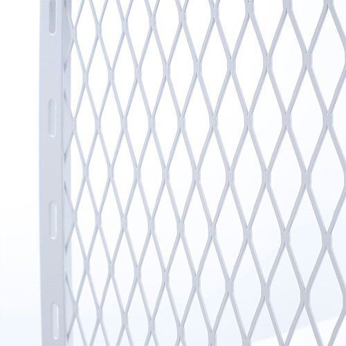 FeC&D/メッシュシェルフ/ホワイト FECAD-SH-W【別注】