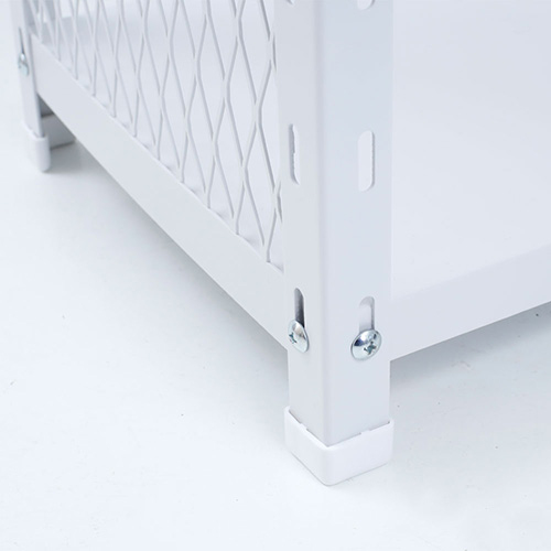 FeC&D/メッシュシェルフ/ホワイト FECAD-SH-W【別注】