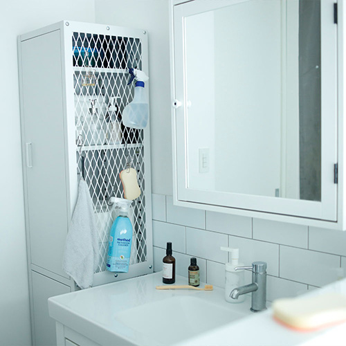 FeC&D/ロッカー2段タイプ/ホワイト FECAD-L2T-W【別注】