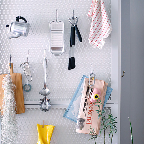 FeC&D/メッシュパーテーション/ホワイト FECAD-PA-W【別注】