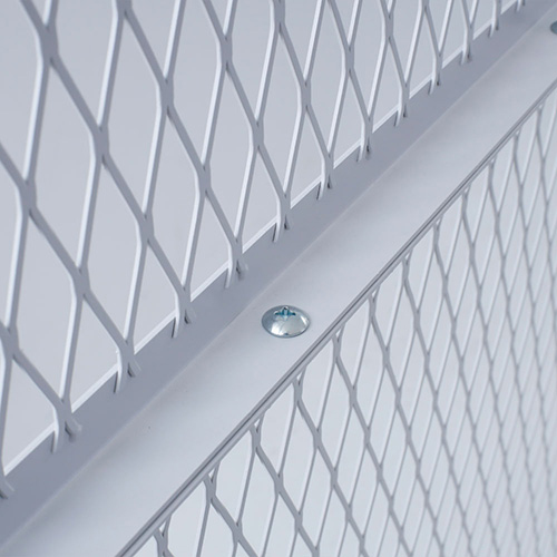 FeC&D/メッシュパーテーション/ホワイト FECAD-PA-W【別注】