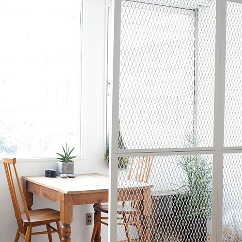 FeC&D/メッシュパーテーション/ホワイト FECAD-PA-W【別注】