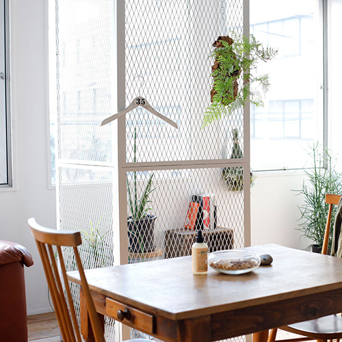 FeC&D/メッシュパーテーション/ホワイト FECAD-PA-W【別注】