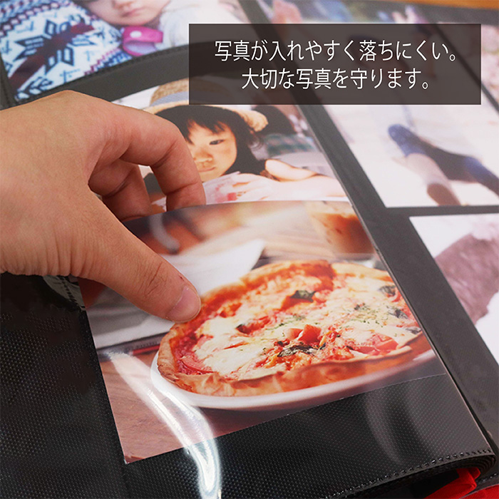 【WEB限定品】ナカバヤシ de favine ドゥファビネ フエルマルチポケット 大容量 Lサイズ ブラック IT-LD-191-D/20PK