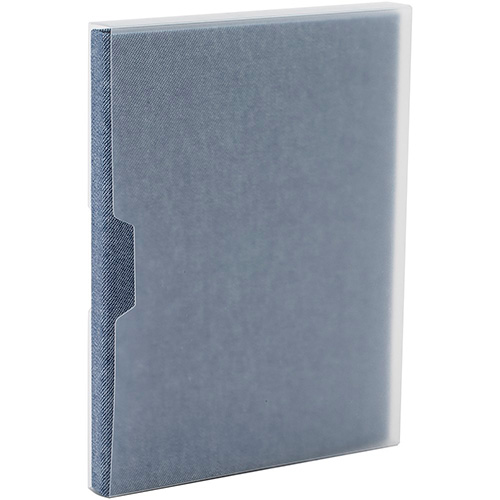 ナカバヤシ cotto. (コット) 黒台紙フォトアルバム/2L判タテ24枚/ブルー A-COP2L-241-B
