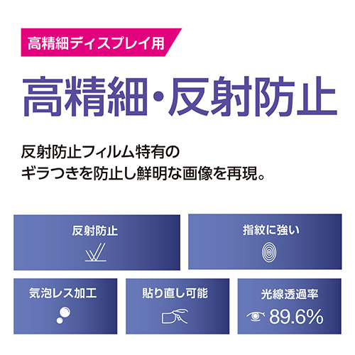 ナカバヤシ PC用液晶保護フィルム 高精細・反射防止 23.8W SF-NFLH238W