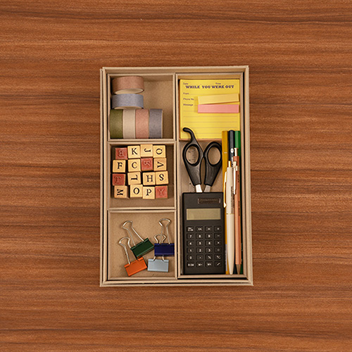 ナカバヤシ 再生紙でつくった整理箱 リトレイA5 クラフト RTY-A5KR