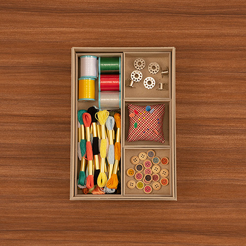 ナカバヤシ 再生紙でつくった整理箱 リトレイA5 ク?宴tト RTY-A5KR