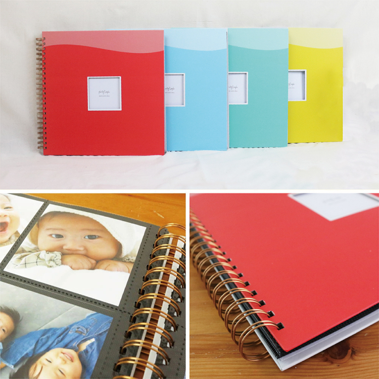 【WEB限定品】ナカバヤシ 窓抜き ましかくリング式アルバム WORA-SQ-378-1 ポケットアルバム ピンク【ケース付】