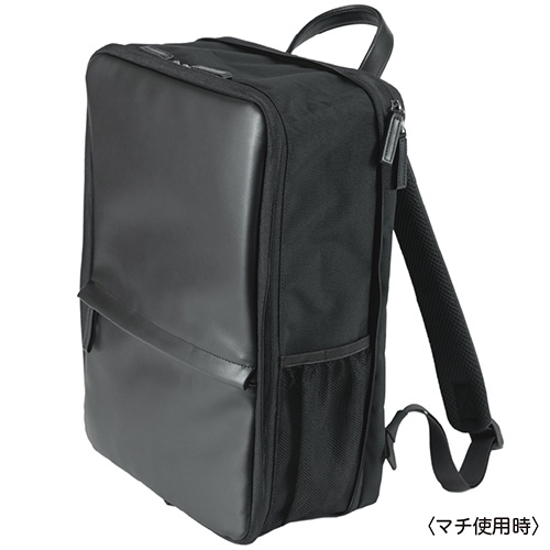 ナカバヤシ 厚みが変わる PCバックパック 16インチ/ブラック CB-283BK (tm)