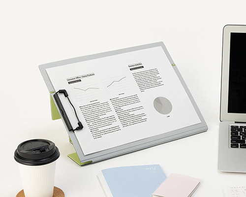 ナカバヤシ w/U スタンドクリップボード シェルピンク WU-QB-STA4E-P