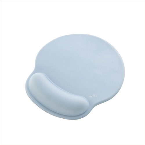 ナカバヤシ w/U リストレスト付きマウスパッド パウダーブルー WU-MUP934B　(tm)　