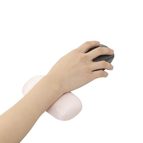 ナカバヤシ w/U リストレスト ミニタイプ シェルピンク WU-WR714P　(tm)　