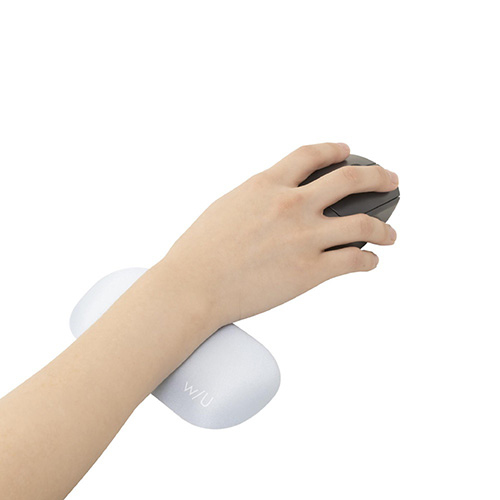 ナカバヤシ w/U リストレスト ミニタイプ パウダーブルー WU-WR714B　(tm)　