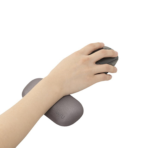 ナカバヤシ w/U リストレスト ミニタイプ スモーキーブラック WU-WR714D　(tm)　