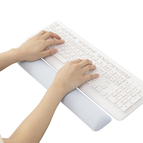 ナカバヤシ w/U リストレスト ロングタイプ パウダーブルー WU-WR715B　(tm)　