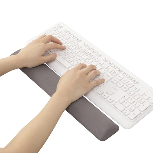 ナカバヤシ w/U リストレスト ロングタイプ スモーキーブラック WU-WR715D　(tm)　