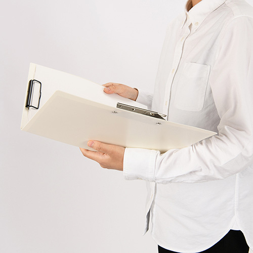 ナカバヤシ Wストッパーファイル/A4/ホワイト CH-9030W