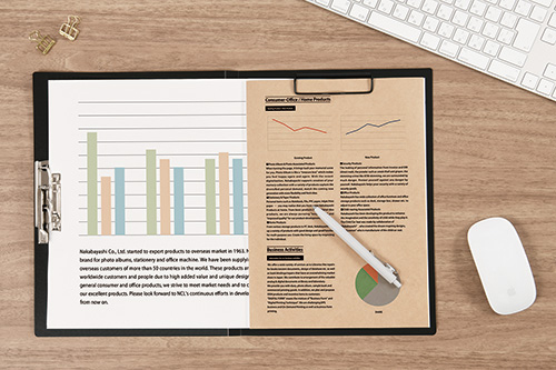 ナカバヤシ Wストッパーファイル/A4/ブラック CH-9030D