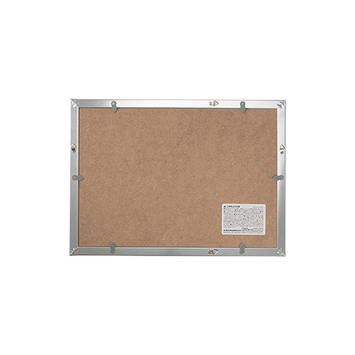 ナカバヤシ 樹脂製写真額 フォトフレーム W六ツ切 シルバー F-SP-109-SV