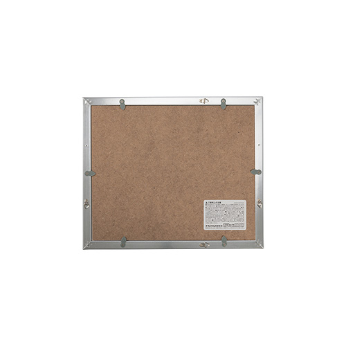 ナカバヤシ 樹脂製写真額 フォトフレーム 六ツ切 シルバー F-SP-108-SV