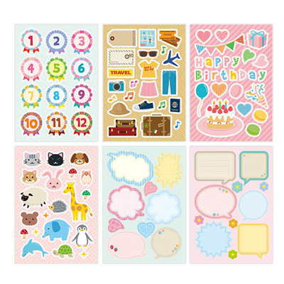 【ナカバヤシ WEB限定品】ナカバヤシ アルバム デコレーション用 シールセット IT-SL-SET-01