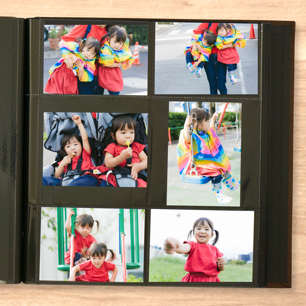 ナカバヤシ ポケット黒台紙 替台紙 Lサイズ アH-LP-10-D