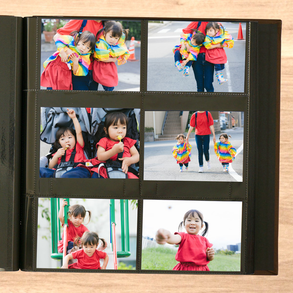 ナカバヤシ ポケット黒台紙 替台紙 Lサイズ アH-LP-10-D