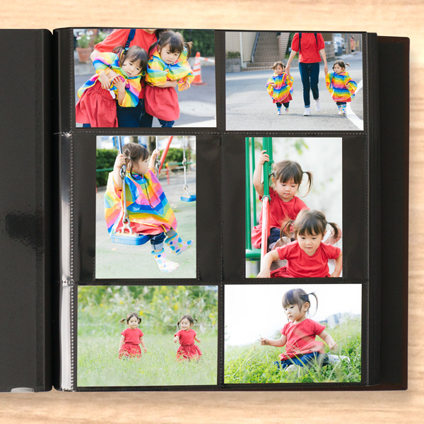 ナカバヤシ ポケット黒台紙 替台紙 Lサイズ アH-LP-10-D