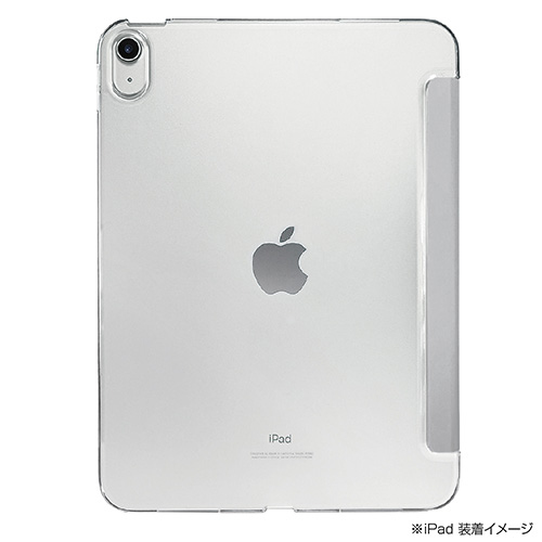 ナカバヤシ iPad 10.9インチ 第10世代(2022年モデル)用 軽量ハードケースカバー/グレー TBC-IP2200GY (tm)