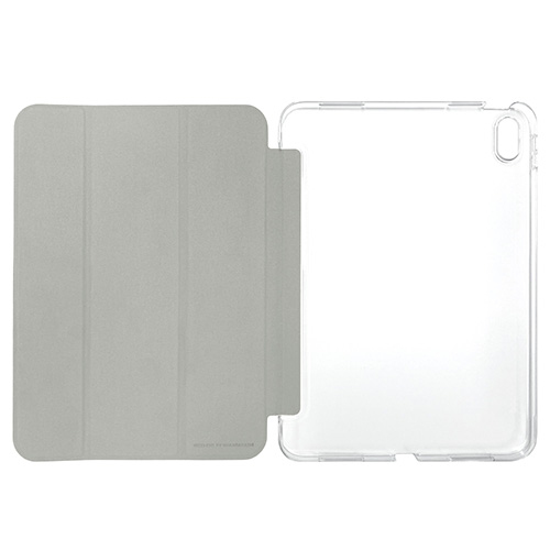ナカバヤシ iPad 10.9インチ 第10世代(2022年モデル)用 軽量ハードケースカバー/グレー TBC-IP2200GY (tm)
