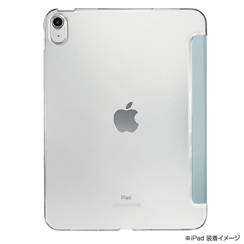 ナカバヤシ iPad 10.9インチ 第10世代(2022年モデル)用 軽量ハードケースカバー/ライトブルー TBC-IP2200LBL (tm)