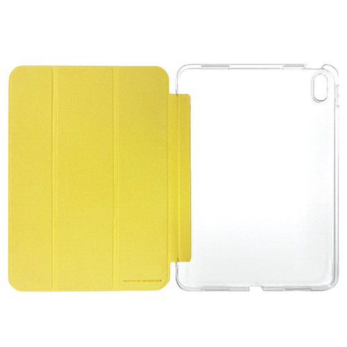 ナカバヤシ iPad 10.9インチ 第10世代(2022年モデル)用 軽量ハードケースカバー/イエロー TBC-IP2200Y (tm)