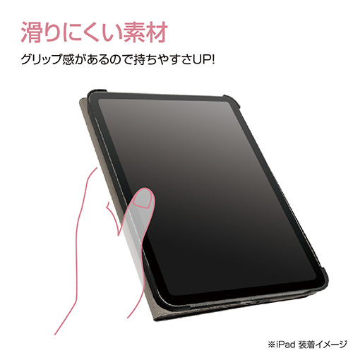 ナカバヤシ iPad 10.9インチ 第10世代(2022年モデル)用 ハードケースカバー/ブラック TBC-IP2207BK (tm)