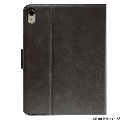 ナカバヤシ iPad 10.9インチ 第10世代(2022年モデル)用 PUレザージャケット/ブラック TBC-IP2208BK (tm)