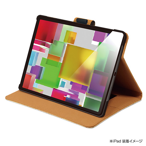 ナカバヤシ iPad 10.9インチ 第10世代(2022年モデル)用 PUレザージャケット/キャメル TBC-IP2208CA (tm)