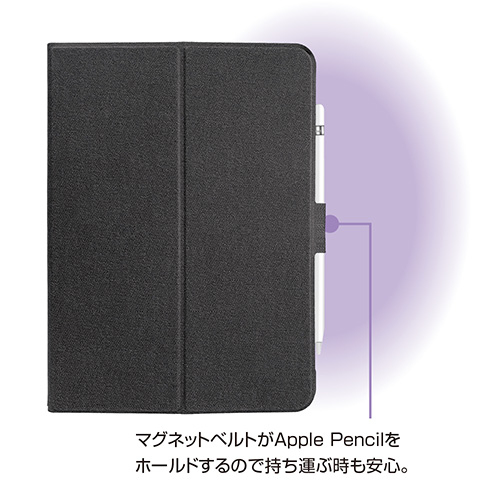 ナカバヤシ iPad 10.9インチ 第10世代(2022年モデル)用 回転式カバー/ブラック TBC-IP2209BK (tm)