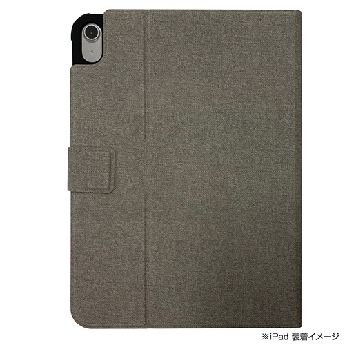 ナカバヤシ iPad 10.9インチ 第10世代(2022年モデル)用 回転式カバー/グレー TBC-IP2209GY (tm)