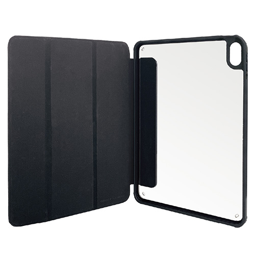 ナカバヤシ iPad 10.9インチ 第10世代(2022年モデル)用 マグネット分離式衝撃吸収ケース/ブラック TBC-IP2201BK (tm)