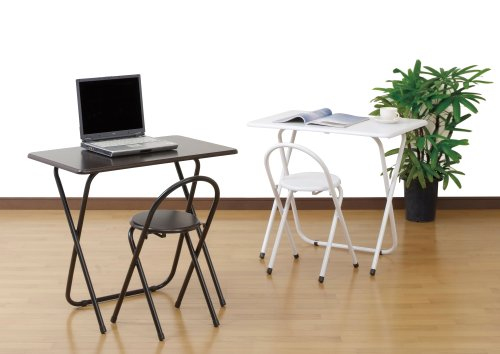 【20%OFF】送料無料ナカバヤシ 折りたたみデスク&チェア FDC-101W ホワイト