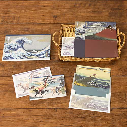 ナカバヤシ 浮世絵ステーショナリー 葛飾北斎 A5・レターパッド LTP-01-M